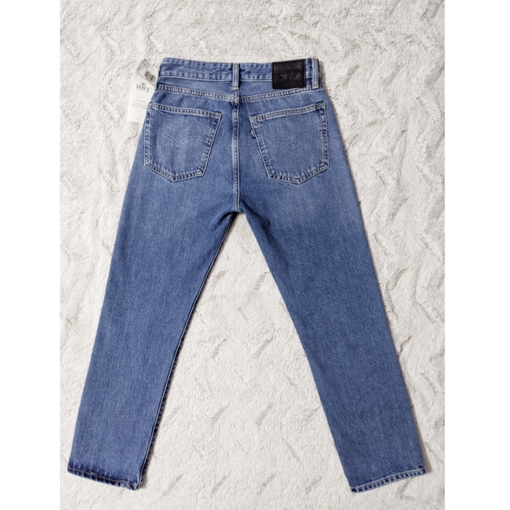 🚫SOLD🆕Levi 501 Made&Crafted Slim Crop Jean's - Picture 5 of 8